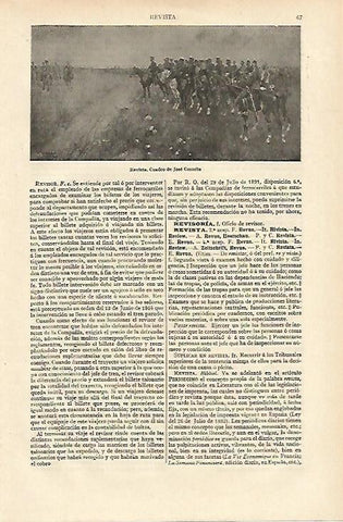 LAMINA ESPASA 13538: Revista cuadro de Jose Cusachs