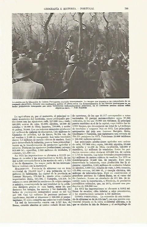 LAMINA ESPASA 13438: Guerra en Guinea Portuguesa