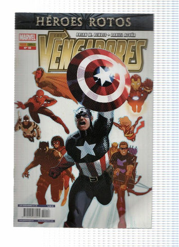 LOS VENGADORES, Volumen 4, Numero 18: Vengadores Reunidos y Heil Hulk (Panini 2012)