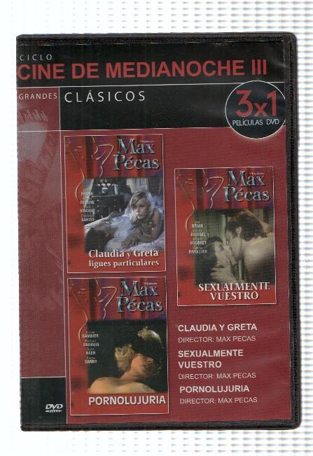 Cine DVD: 3x1: CLAUDIA Y GRETA, SEXUALMENTE VUESTRO, PORNOLUJURIA (Grandes Clasicos: Cine de Medianoche)