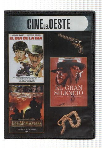Cine DVD: 3x1: EL DIA DE LA IRA, EL GRAN SILENCIO, LOS MCMASTERS (Cine del Oeste)