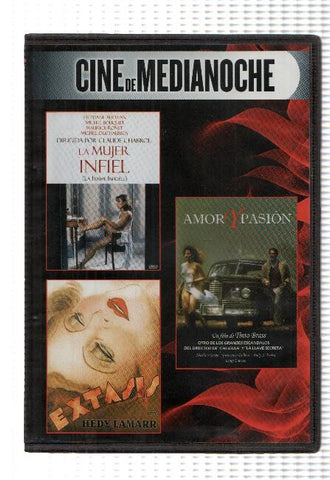 Cine DVD: 3x1: LA MUJER INFIEL, AMOR Y PASION, EXTASIS (Cine de Medianoche)