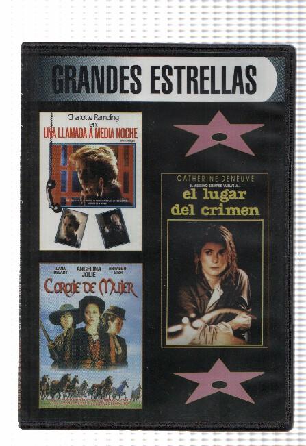 Cine DVD: 3x1: UNA LLAMADA A MEDIA NOCHE, EL LUGAR DEL CRIMEN, CORAJE DE MUJER (Grandes Estrellas)