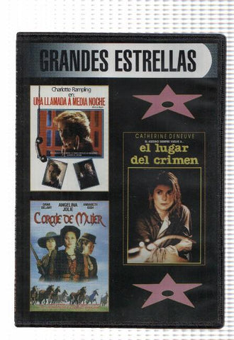 Cine DVD: 3x1: UNA LLAMADA A MEDIA NOCHE, EL LUGAR DEL CRIMEN, CORAJE DE MUJER (Grandes Estrellas)