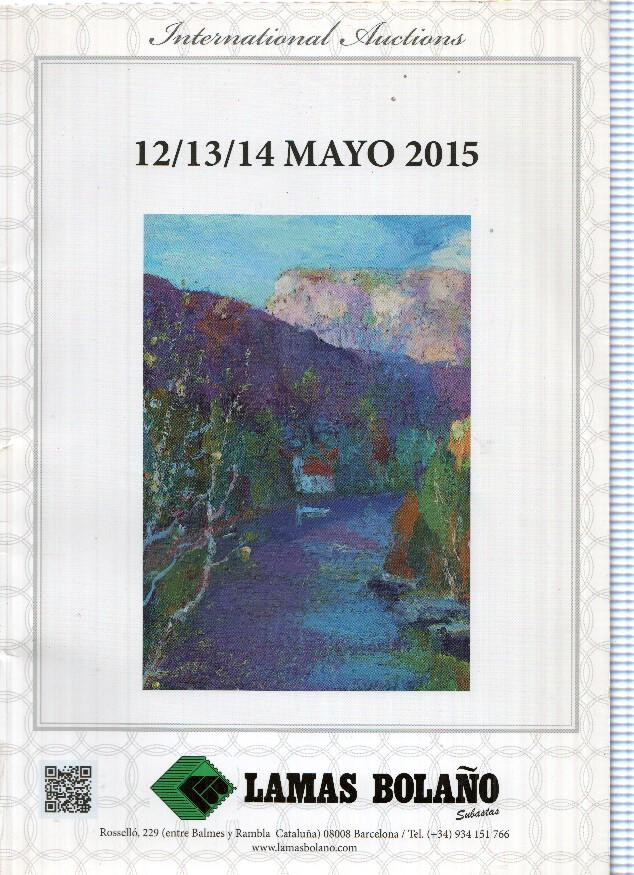 Lamas Bolaños: Catalogo International Auctions: 12/13/14 subasta de mayo 2015