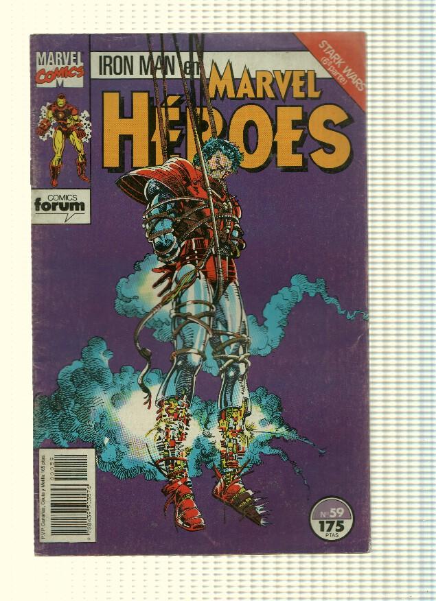 MARVEL HEROES, Volumen 1, Numero 59: Enemigos Intimos / Iron Man (Forum 1991)