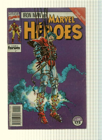 MARVEL HEROES, Volumen 1, Numero 59: Enemigos Intimos / Iron Man (Forum 1991)