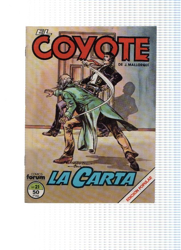 EL COYOTE, Edicion Popular, Numero 21: LA CARTA (Forum 1983)