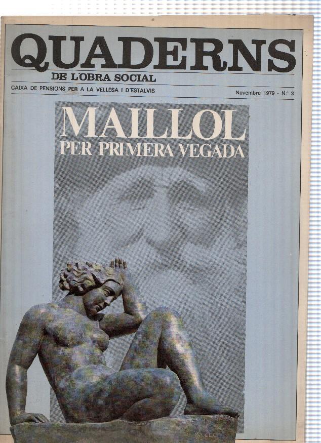 Quaderns de l obra social numero 3, noviembre 1979