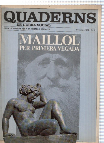 Quaderns de l obra social numero 3, noviembre 1979