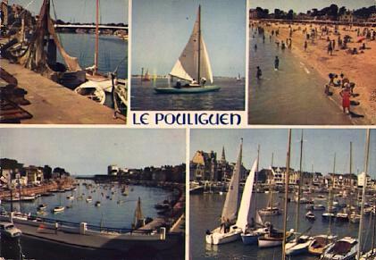 POSTAL 57463: Le Pouliguen La Plage et le Port