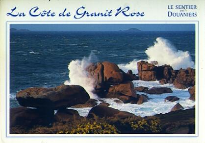 POSTAL 57471: La Cote de Granit Rose Le Sentier des Douaniers