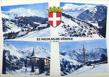 POSTAL 57472: St Nicolas de Veroce Hte Savoie