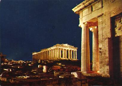POSTAL 57483: Athenes Parthenon and Propylaea