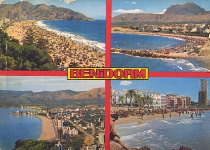 POSTAL 57487: Benidorm (Alicante) Recuerdo de Benidorm