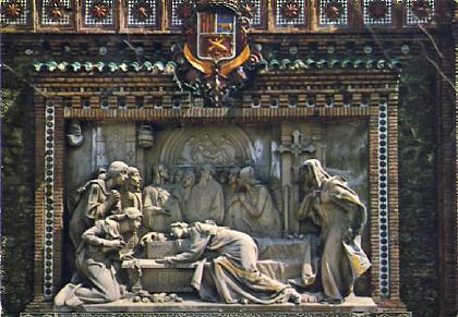 POSTAL 57492: Teruel retable de los amantes Escalinata