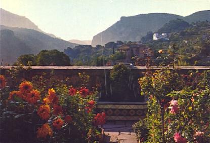 POSTAL 57520: Valldemosa Mallorca Vista desde el jardin de Chopin