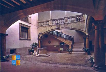 POSTAL 57537: Patio tipico Palma de Mallorca