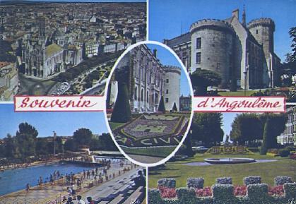 POSTAL 57538: Souvenir d Angoulême (Charente) Vue generale