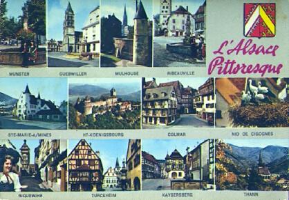 POSTAL 57553: L Alsace Pittoresque