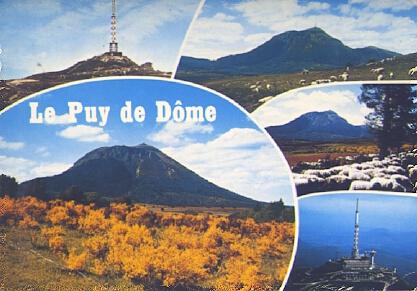 POSTAL 57586: Le Puy de Dome proche de Clermont-Ferrand