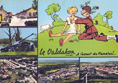 POSTAL 57587: Le Valdahon (Doubs) A l assaut du Mamelon!..