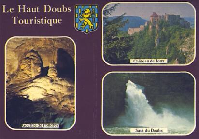 POSTAL 57589: Le Haut Doubs Touristique Gouffre de Poudrey