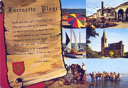 POSTAL 57604: Farinette Plage (Herault) “Coll Fourcade”