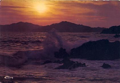 POSTAL 57606: Coucher de soleil en Mediterranee