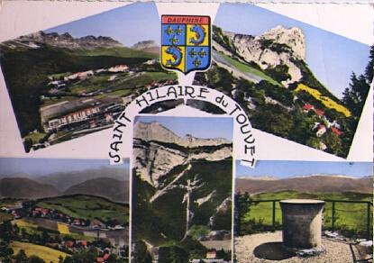 POSTAL 57608: Saint Hilaire du Touvet (Isere) Le Plateau des Petites Roches et la Dent de Crolles