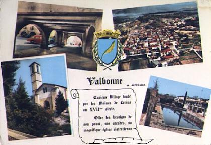 POSTAL 57618: Valbonne – Alpes Mar