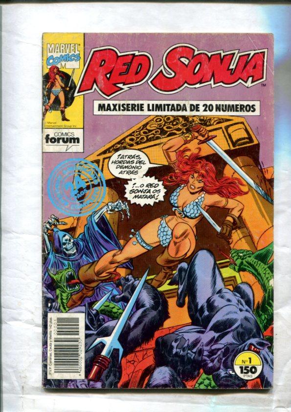 Red Sonja numero 01 (numerado 1 en trasera): El templo de la abominacion