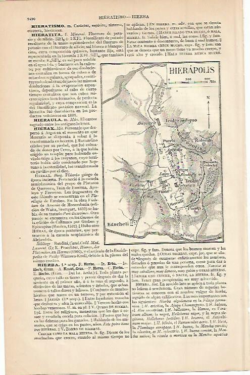 LAMINA ESPASA 690: Plano de Hierapolis Turquia