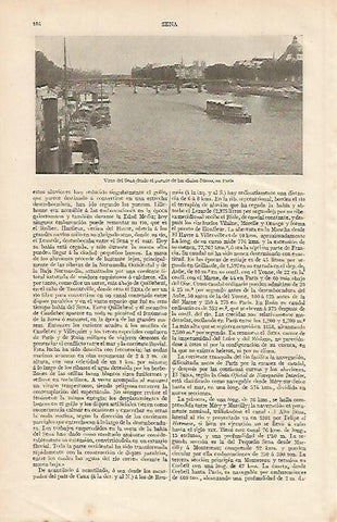 LAMINA ESPASA 622: Vista del Sena desde Paris