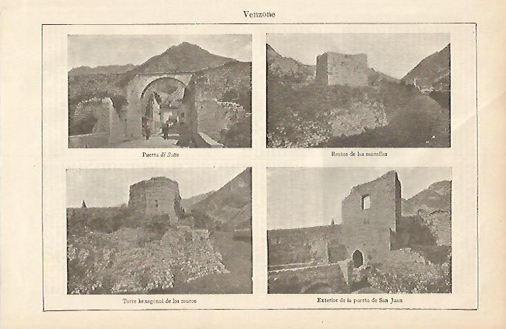 LAMINA ESPASA 6051: Vistas de Venzone Italia