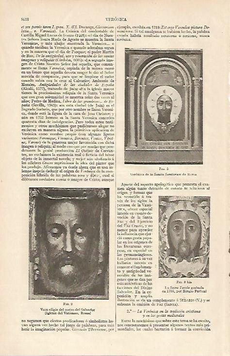 LAMINA ESPASA 6102: Representaciones de la Veronica