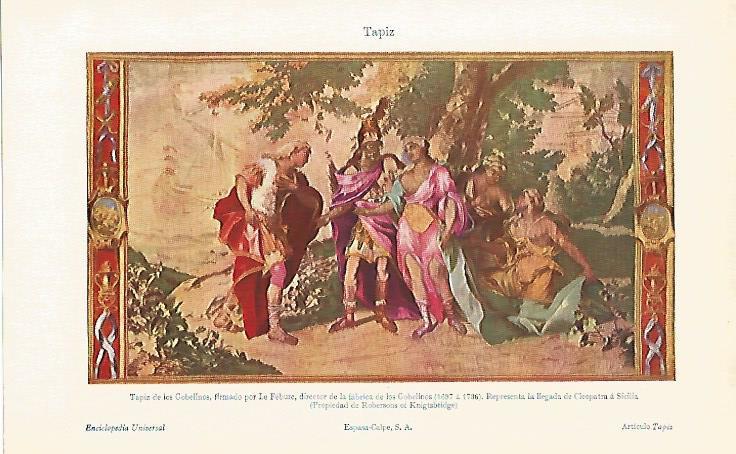 LAMINA ESPASA 6471: Tapiz de los Gobelinos
