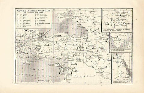 LAMINA ESPASA 6597: Mapa de los ritos orientales