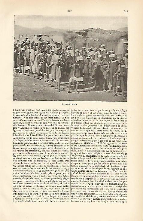 LAMINA ESPASA 6647: Grupo de rifeños
