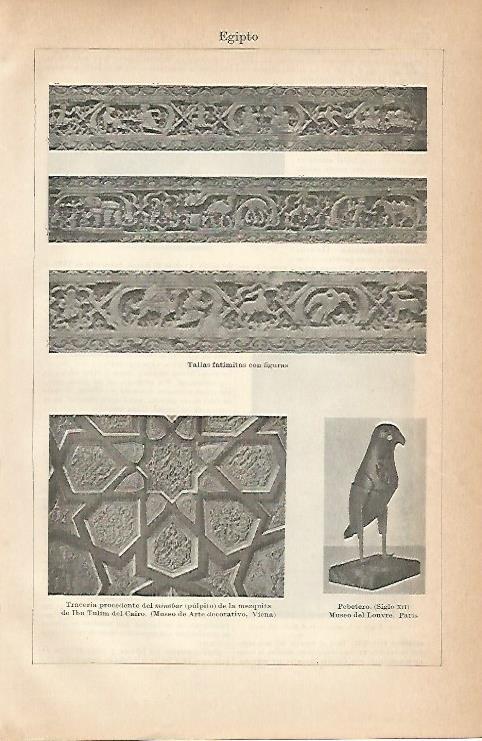 LAMINA ESPASA 6798: Arte de Egipto de la epoca fatimi