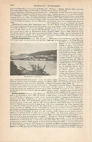 LAMINA ESPASA 6928: Vista general de Engelhardszell Austria