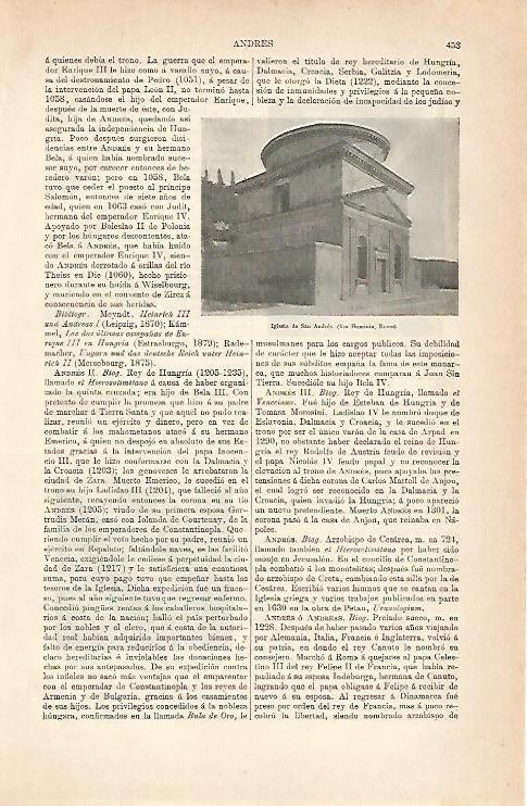 LAMINA ESPASA 6971: Iglesia de San Andres en Roma