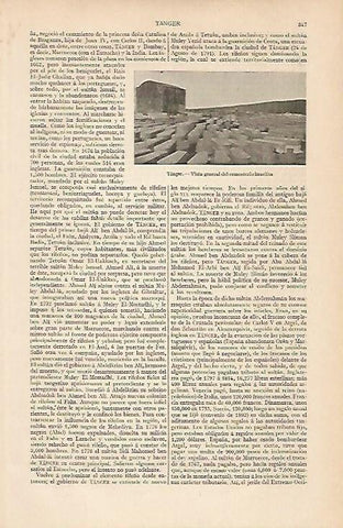 LAMINA ESPASA 6442: Cementerio judio de Tanger Marruecos