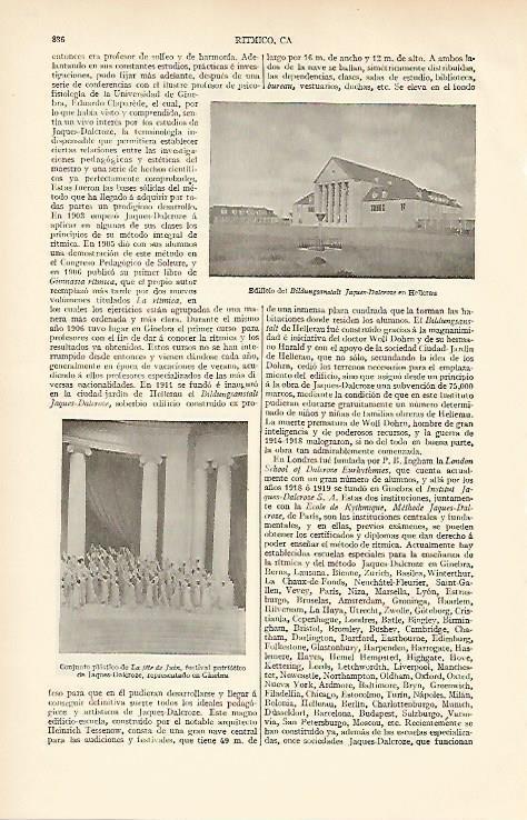 LAMINA ESPASA Alemania 6685: Edificio del Bildungsastalt Jacques-Dalcroze en Hellerau Alemania