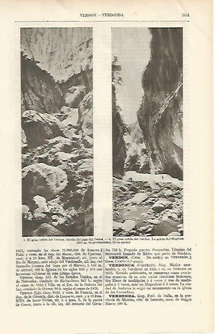 LAMINA ESPASA 6068: Gargantas del Verdon Francia