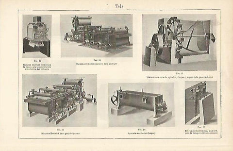 LAMINA ESPASA 6108: Maquinaria para la fabricacion de tejas
