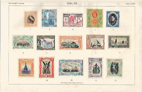 LAMINA ESPASA 630: Sellos III