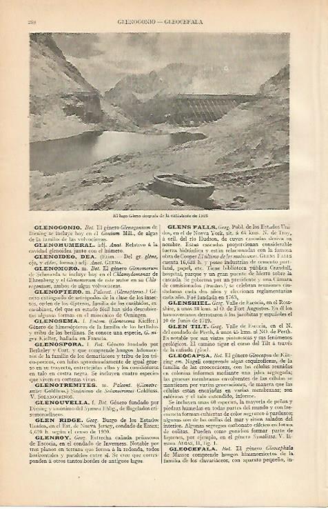 LAMINA ESPASA 2118: El lago Gleno despues de la catastrofe de 1923