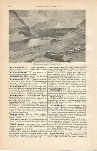 LAMINA ESPASA 2118: El lago Gleno despues de la catastrofe de 1923