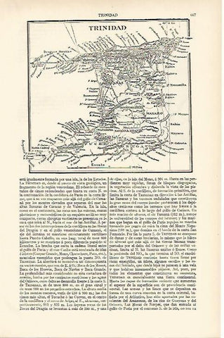 LAMINA ESPASA 880: Mapa de Trinidad